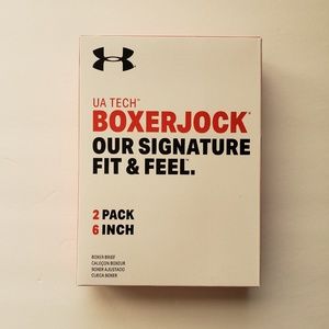 Under Armour UA Tech BoxerJock 2 Pack Boxer Briefs